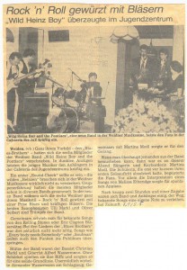 Artikel aus Dem Neuen Tag zum Konzert vom 30. April 1990
